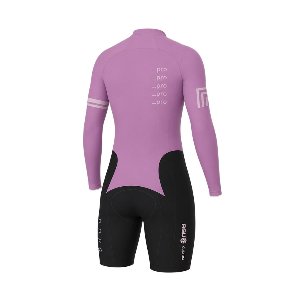 Cross Suit - Long Sleeve - Aero jersey aero sleeve pro achter 3 - AGJ24CXLS002